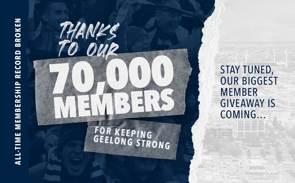 Geelong Sets New Membership Record