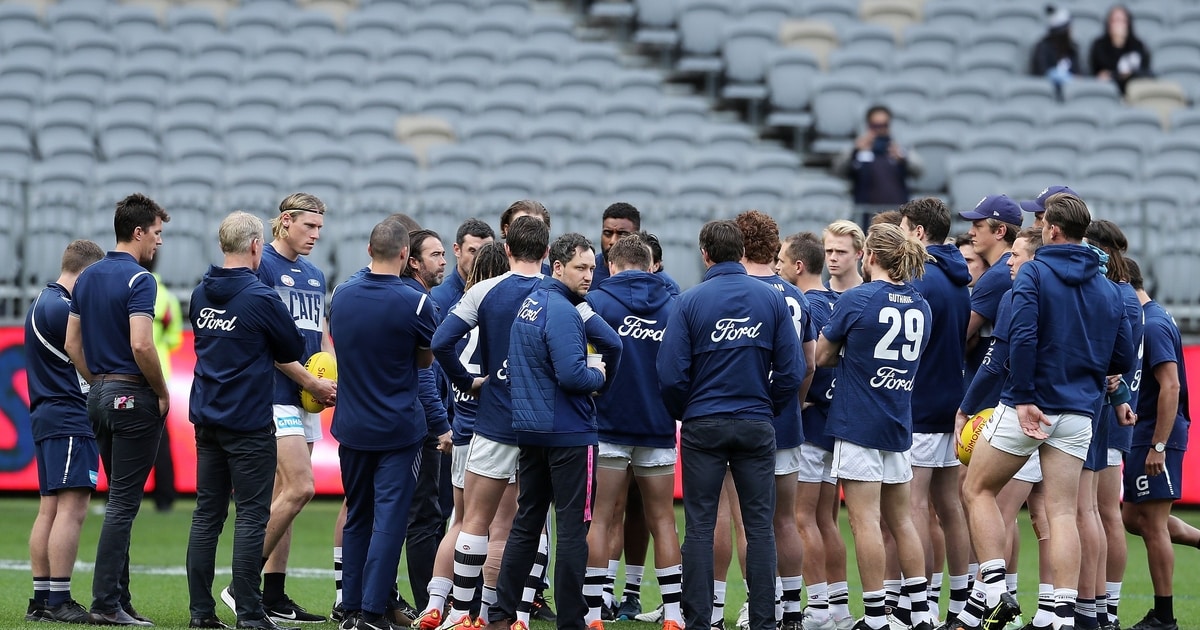 AFL 2021 First Preliminary Final Melbourne v Geelong