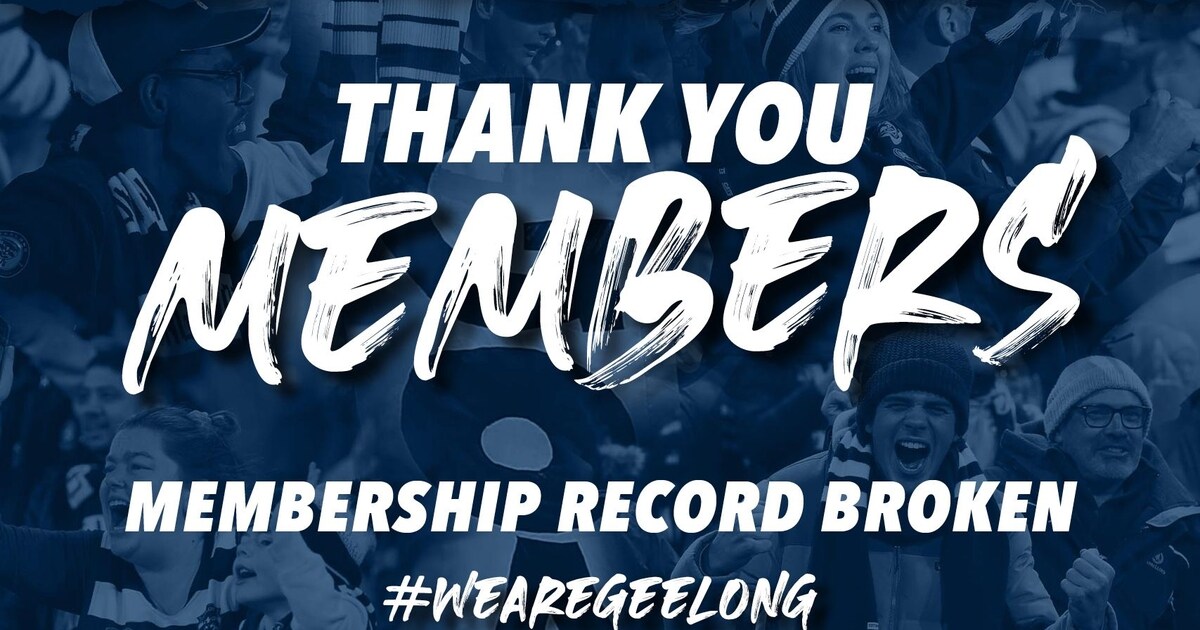 Geelong Breaks Membership Record