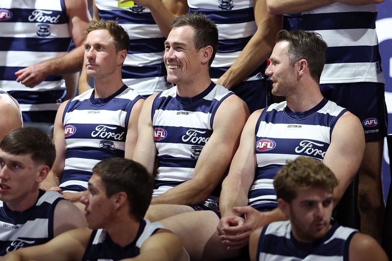 AFL 2025 Media - Geelong Team Photo Day
