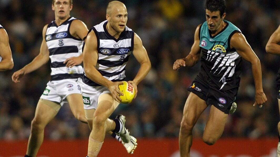 Fanion Geelong Cats AFL Grand Final 2007 Vs Port Adelaide, 10x9 Cm