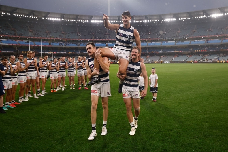 Mitch Duncan | 300 Game Photos