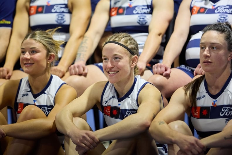 2025 Geelong AFLW Photo day images