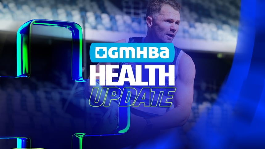 2026 gmhba health update | round 3 promo tile