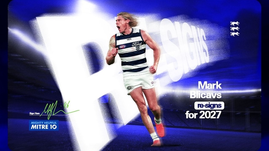 2026 re-signing | mark blicavs promo tile