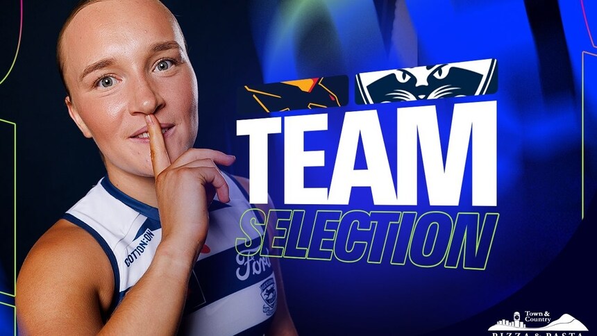2026 aflw team selection | round 5 promo tile